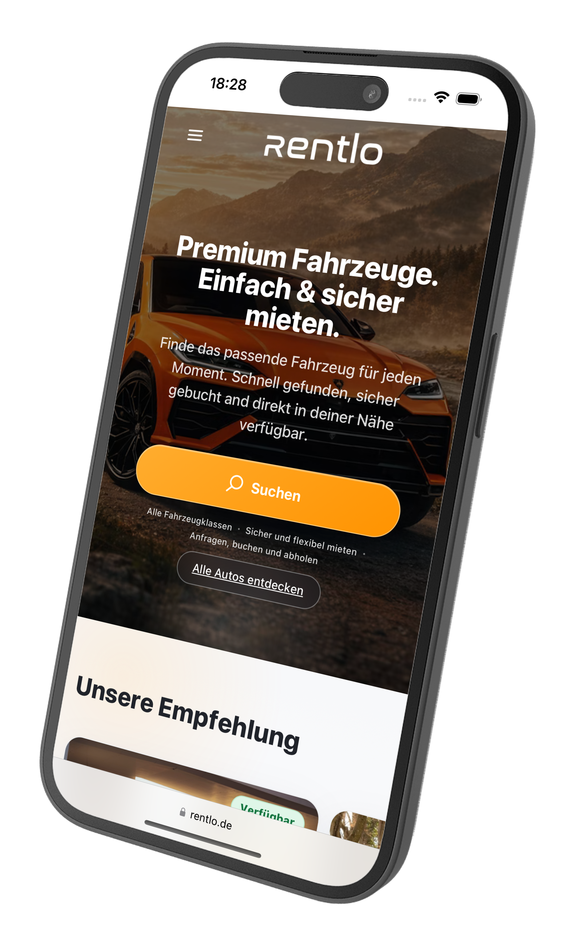 Rentlo ist auf Smartphones, Tablets und im Internet verfügbar. Rentlo is available on smartphones, tablets, and the web.